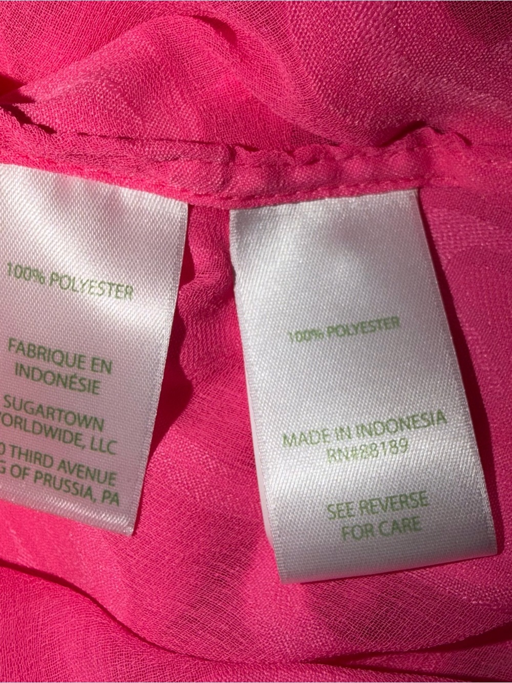 Lilly Pulitzer Natalie Swim Cover-up Roxie Pink Poly Crepe Swirl Clip Medium - Picture 8 of 10